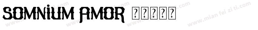 Somnium Amor字体转换